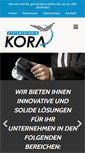 Mobile Screenshot of kora.de