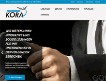 Tablet Screenshot of kora.de